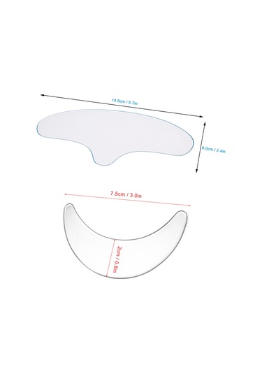 Qingmipy Yeniden Kullanılabilir Silikon Yüz Maskesi Seti - Alın, Göz Ve Nazolabial Kırışıklıklar İçin