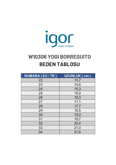 Igor Yogi Borreguito Çocuk Bej Kürklü Yağmur Çizmesi W10306-004 Bej