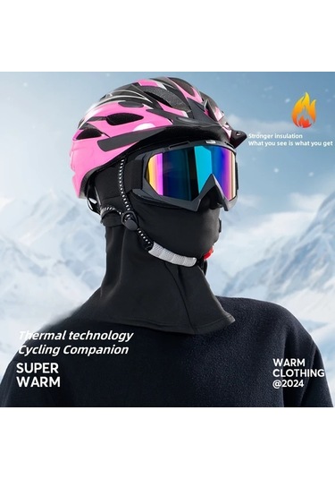 Tongdashop Siyah Universal Tam Yüz Motosiklet Kaskı Polar Astarlı Akıllı Telefon Bağlantılı