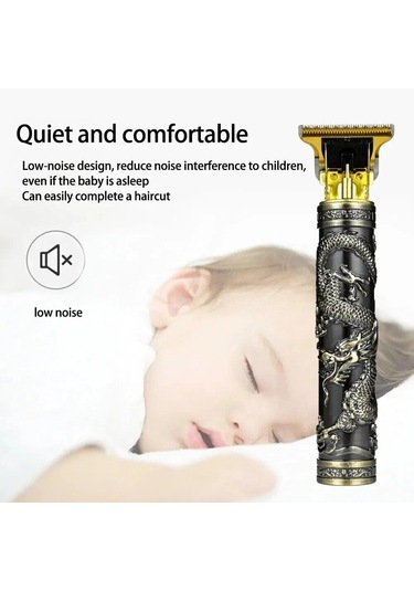 Vintage T9 Elektrikli Akülü Saç Kesme Makinesi Profesyonel Saç Berber Giyotin Erkekler Için Kesme Makinesi Tıraş Makinesi Sakal Çakmak