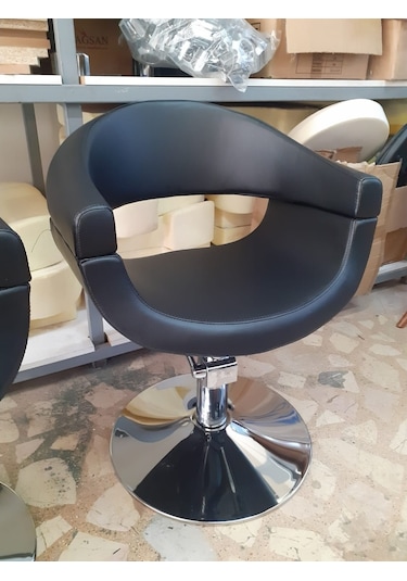 Hidrolikli Yuvarlak Taban Kauför Makyaj Koltuğu