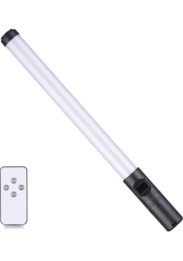 20 W Elde Taşınabilir Led Fotoğraf Rgb Renkli Değnek Işık Siyah Siyah