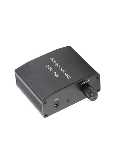 Moveevo Mikrofon Amfi 1000x Zayıf Ses Çoğaltıcı Alc Kontrol 3.5mm Arayüzlü Usb Şarjlı Alüminyum Kasa