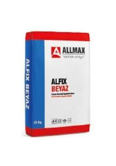 Allmax Alfix Fayans Ve Seramik Yapıştırma Harcı Beyaz 25 Kg.