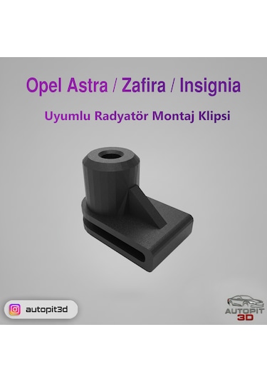 Opel Astra / Zafıra / Insıgnıa Uyumlu Radyatör  Klipsi 2 Adet