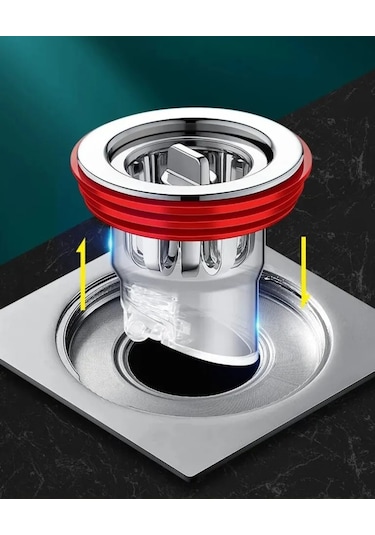 Wc Banyo Yer Sifonu Gider Koku Akış Önleyici Antikoku Çekvalf Tap