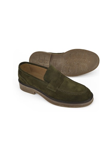 Ziya, Erkek Hakiki Deri Ayakkabı 1431043z0212 Haki 1431043z0212 610 Haki