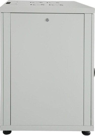 Canovate 22u 600x600mm 19'' Dikili Tip Network Rack Kabinet Gri Flatpack 2 Yıl Üretici Garantili