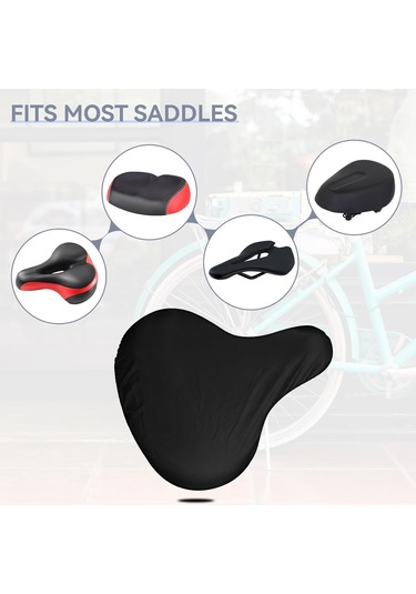 Jo İçin Elastik Su Ve Toz Geçirmez Bisiklet Selesi Koruma Kalkanı İle 3'lü Su Geçirmez Bisiklet Selesi Yağmur Kılıfı Çok Renkli