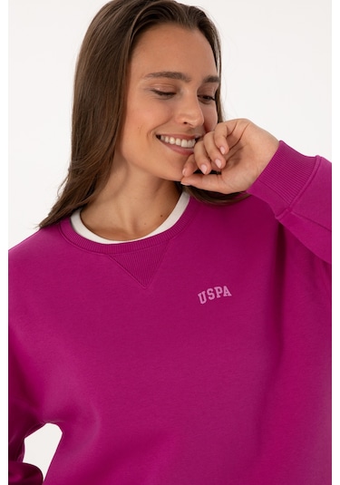 U.s. Polo Assn. Kadın Fuşya Sweatshirt 50313586-vr023 Fusya