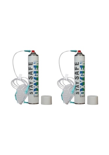 Stay Safe Oksijen Tüpü 2 x 165 G