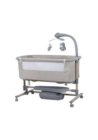 Prego Carmela Elektrikli Anne Yanı Beşik - Bej