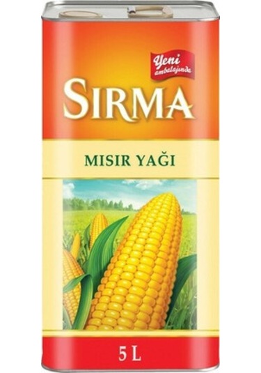 Sırma Mısır Yağı Teneke 5 L