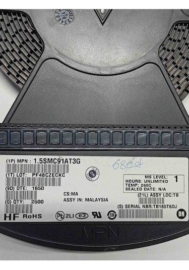 1.5smc91at3g 91v 1.5kw Transil Diyot 15 Adet