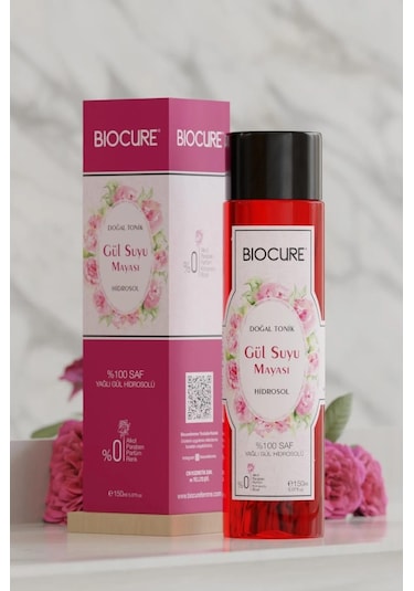 Biocure Aydınlatıcı ve Gözenek Sıkılaştırıcı Gül Suyu Mayası 150 ML