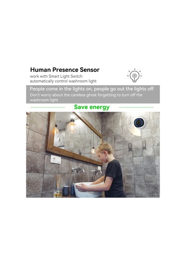 Akıllı Radar Dalgası Insan Varlığı Sensörü Grafiti Beyaz