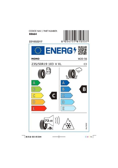 Momo 235/50 R19 103V XL North Pole W-20 Kış Lastiği 2025