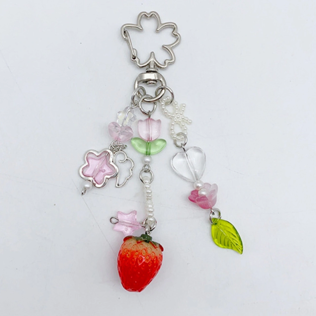 Xindoker El Yapımı Çilek Ve Gitar Desenli Anahtar Zinciri - Sweet Kızgın Stili, Anahtarları Koruma Ve Giyim Aksesuarı Çok Renkli Xindoker El Yapımı Çilek Ve Gitar Desenli Anahtar Zinciri - Sweet Kızgın Stili, Anahtarları Koruma Ve Giyim Aksesuarı Çok Renkli