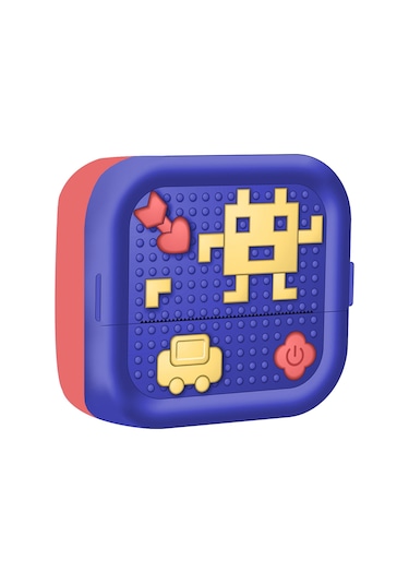 X3 Yapı Taşı Tasarımı Mini Bluetooth Termal Yazıcı Taşınabilir El Tipi Mürekkepsiz Yazıcı