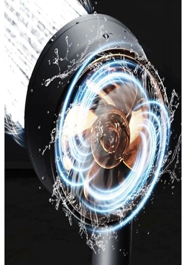 Star Stoplu Siyah El Duşu Siyah