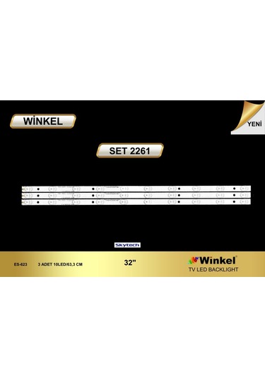 Winkel Lcd Led-2261 Takım 3 Lü-hwt32d042 Le82n11hm-32brd0332brd0332brd03