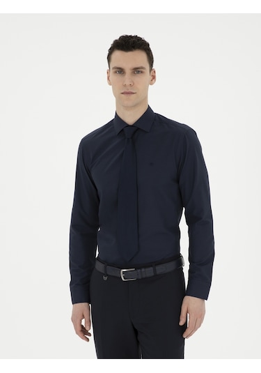 Pierre Cardin Erkek Lacivert Gömlek Basic 50285562-vr033 Lacivert
