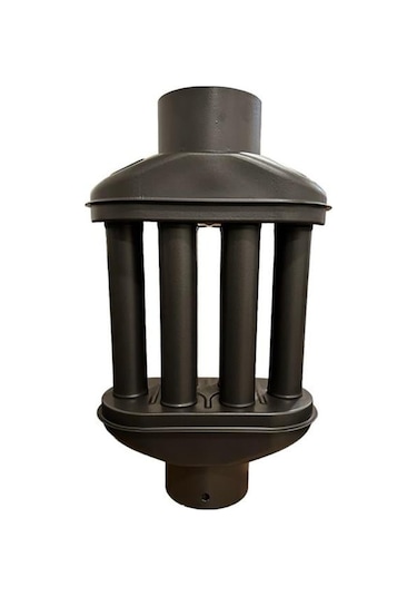 Baca Cimrisi / Boy: 40 Cm / Çap: 13 Cm / Mat Siyah Emaye / Baba's Stove