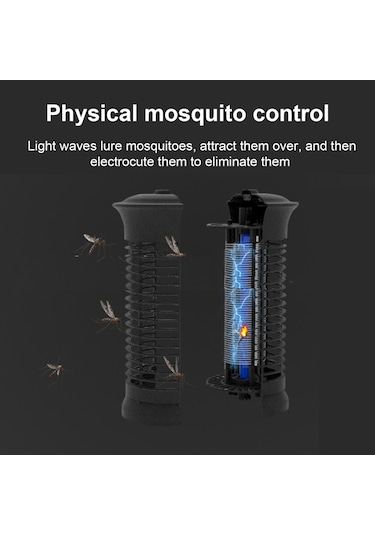 Geeksen Evsiz Sivrisinek Kapanı - Sessiz Çalışan Elektrikli Sinek Öldürücü Lamba Diğer