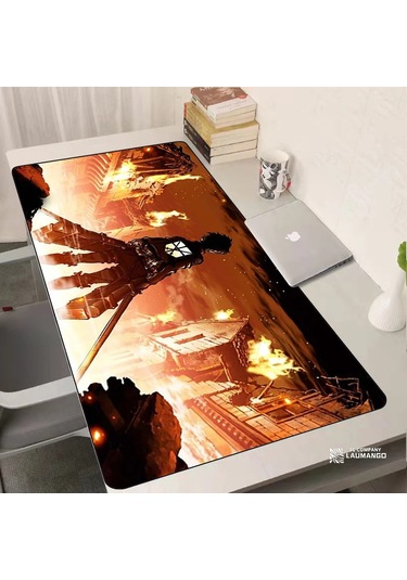 Laumango Titan Oyun Mouse Pad Xxl - Kaymaz Kauçuk Bilgisayar Halı, Klavye Destekli Gamer Aksesuar 40x30 Cm Mor Mor