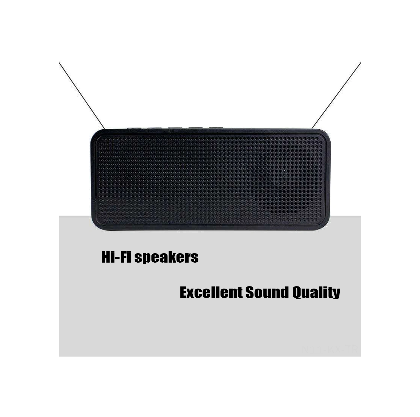 Kangvka Pembe Minik Ayna Bluetooth Hoparlör - Çift Alarm, Sıcaklık Ve Pil Göstergeli, Yüksek Kaliteli Ses, Ev Kullanıma Uygun