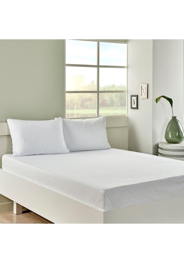 Taç Perfect Sıvı Geçirmez Fitted Alez Beyaz