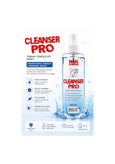 Ocean Nail Colour Protez Tırnak Jel Kat Temizleme Cleanser 400 Ml