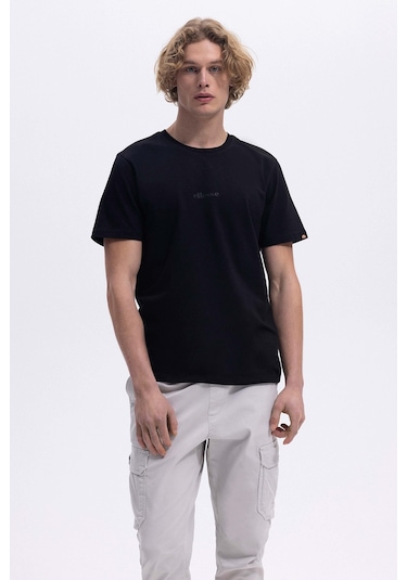 Ellesse Erkek T Shirt Em462-bk Siyah Siyah