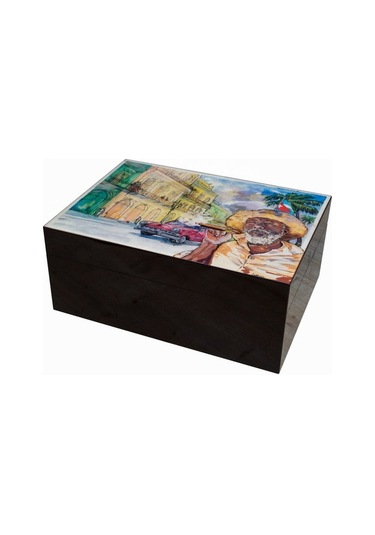 Gentili Emilio Siyah Lake Humidor 373025