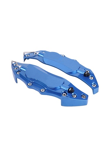 Shineyee Alüminyum Fren Kalip Korumalı Kapakları - Kırmızı, Orta Boy, 16-17 İnç Jant Uyumlu, 1 Çift, Kolay Kurulum