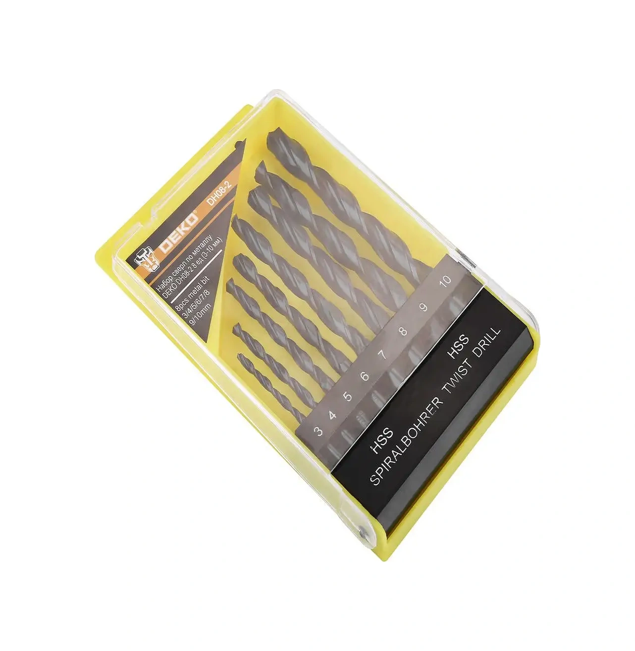 Deko Dh08-2 Metal İçin Matkap Uçları Seti 8 Adet 3-10 Mm , 065-0532 17885222