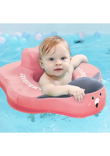 Mambobaby Bel Destekli Yüzme Simidi - Pembe