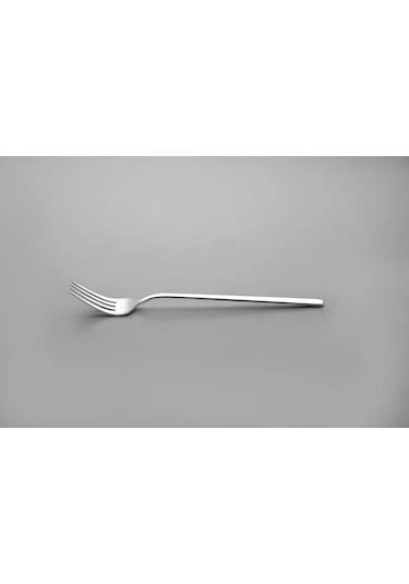 Nehir Sofia Yemek Kaşık Ve Çatal - 12 Parça Yemek Kaşığı Ve Çatalı 6+6 Gri