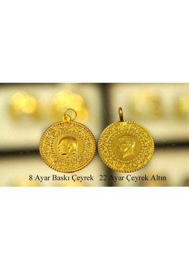 8 Ayar Çeyrek Altın Benzeri Takı Altını