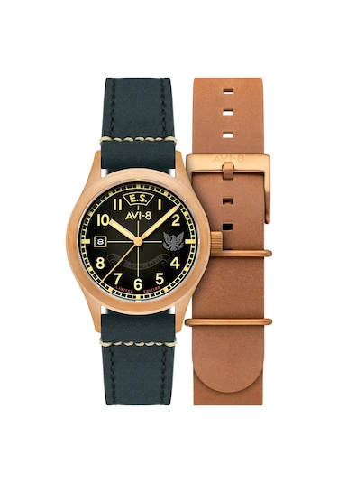 Avı-8 Flyboy Eagle Squadron Automatic Bronze 85th Limited Edition Altın 25226362
