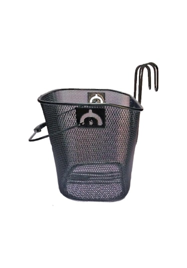 Bisiklet Ön Sepet Askı Kancalı Siyah