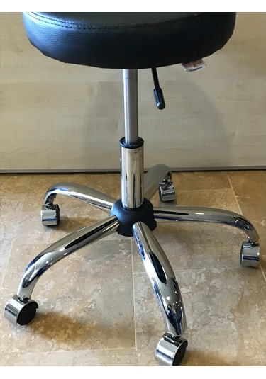 Dekofis Krom Metal Ayaklı Tabure