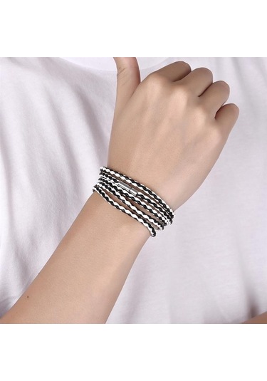 Gogoey Dbg9797 Erkek Deri Bileklik Çok Renkli