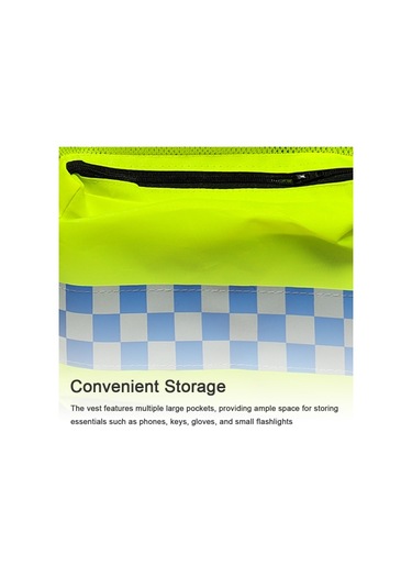 Cepli Ve Fermuarlı Yansıtıcı Güvenlik Yeleği Yüksek Görünürlüklü İnşaat Yeleği Erkekler Kadınlar İçin Nefes Alabilen İş Yeleği