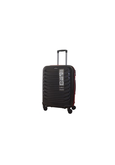 Hotowa Gold Pp Valiz 8012 Siyah Kırmızı Tsa Kilitli Orta Boy