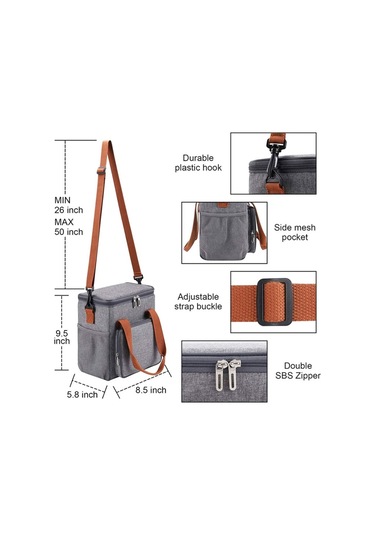 Yalıtımlı Soğutucu Çanta - Stok Çok Renkli