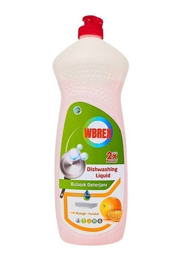 Wbrex Portakal Kokulu Sıvı Bulaşık Deterjanı 5 x 650 ML