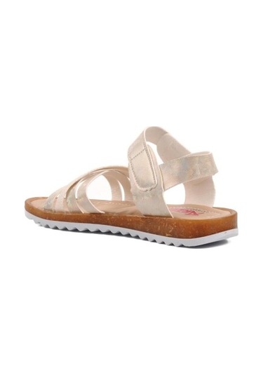 Aspor Bej Kız Çocuk Cırtlı Ortopedik Sandalet Çok Renkli