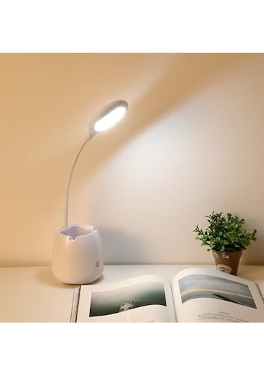 Larimar Halka Led Usb Şarjlı Masa Lambası - 9040604189269lmr Çok Renkli