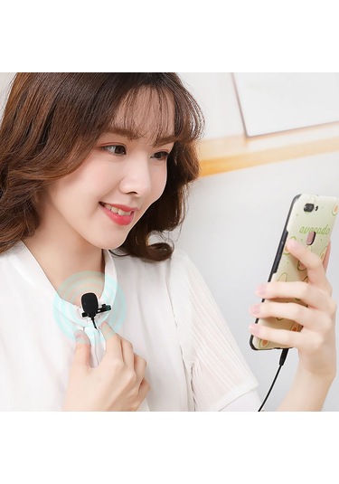 Xindoker "taşınabilir Mini Mikrofon - Canlı Yayın Ve Kayıt İçin Gürültü Azaltmalı Kablolu Klips Mikrofon"